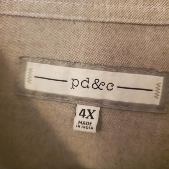 pd&c Men's 4x Button Down Shirt - Picture 2 of 9